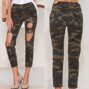Lovers and Friends Ezra Camo Jeans